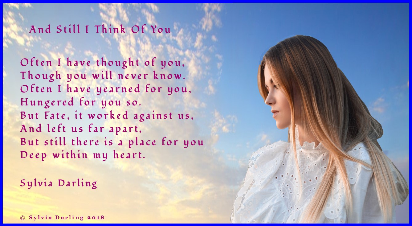 A young woman remembering past love.